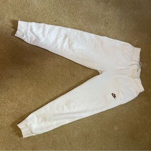 White Nike Sweatpants